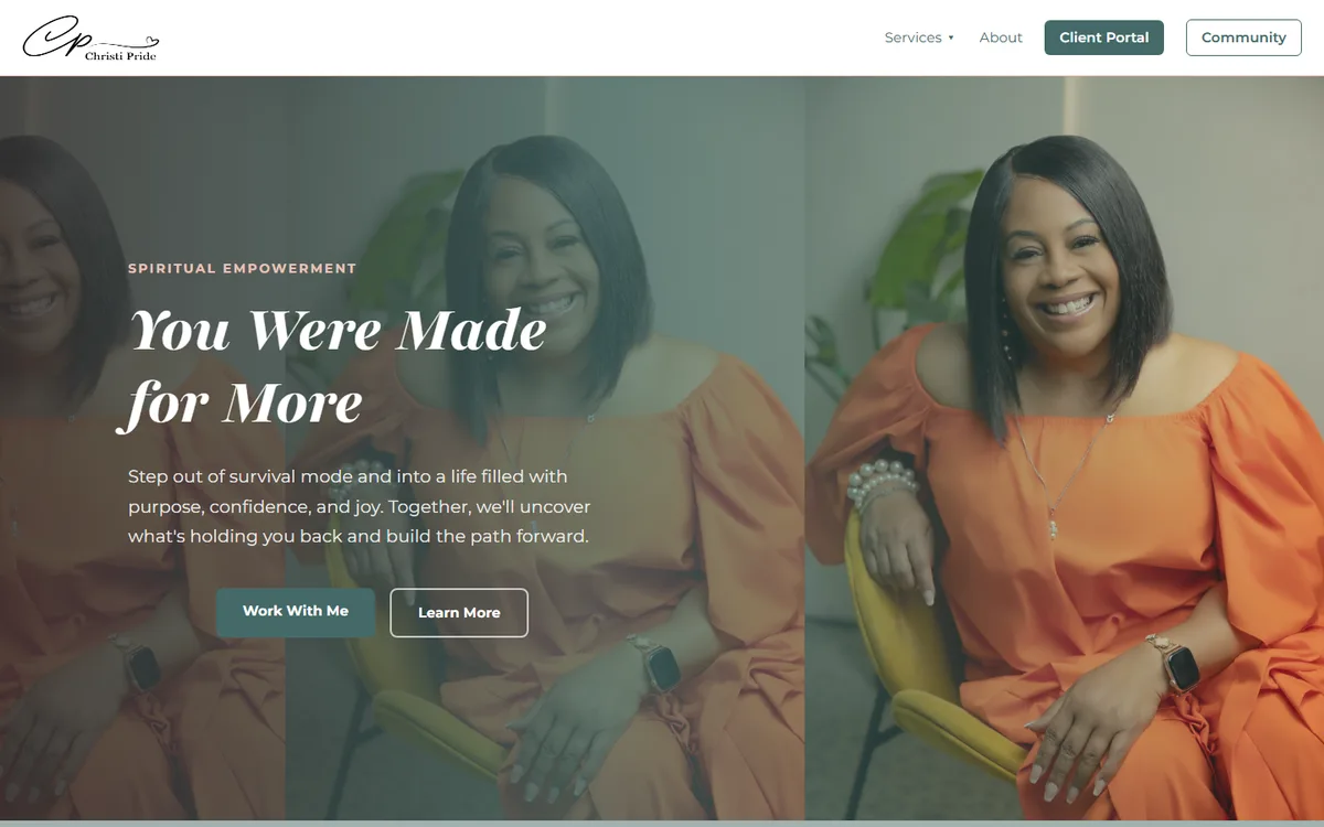 Screenshot of Christi Pride