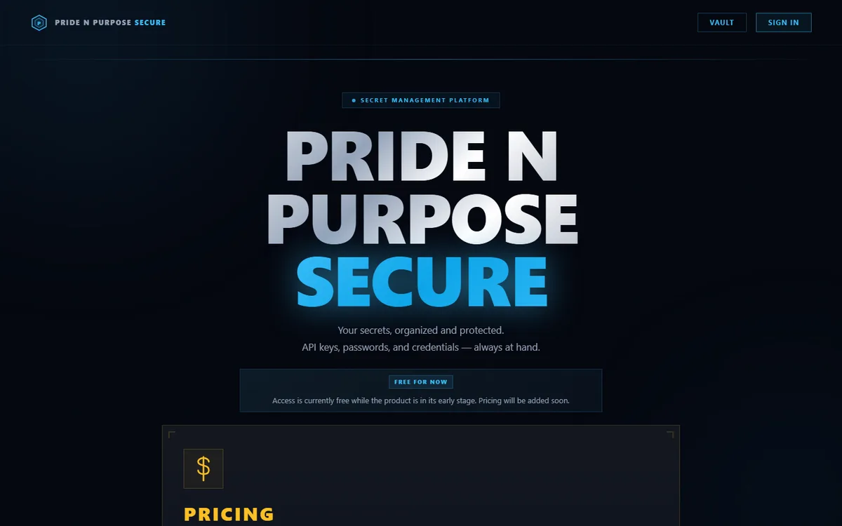 Screenshot of PNP Secure